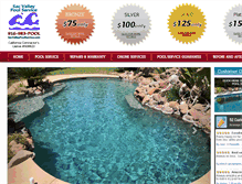 Tablet Screenshot of poolservicesacramento.com
